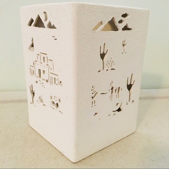 Southwestern Aztec Decor Light Wolf Cactus Donkey - Picture 8 of 15